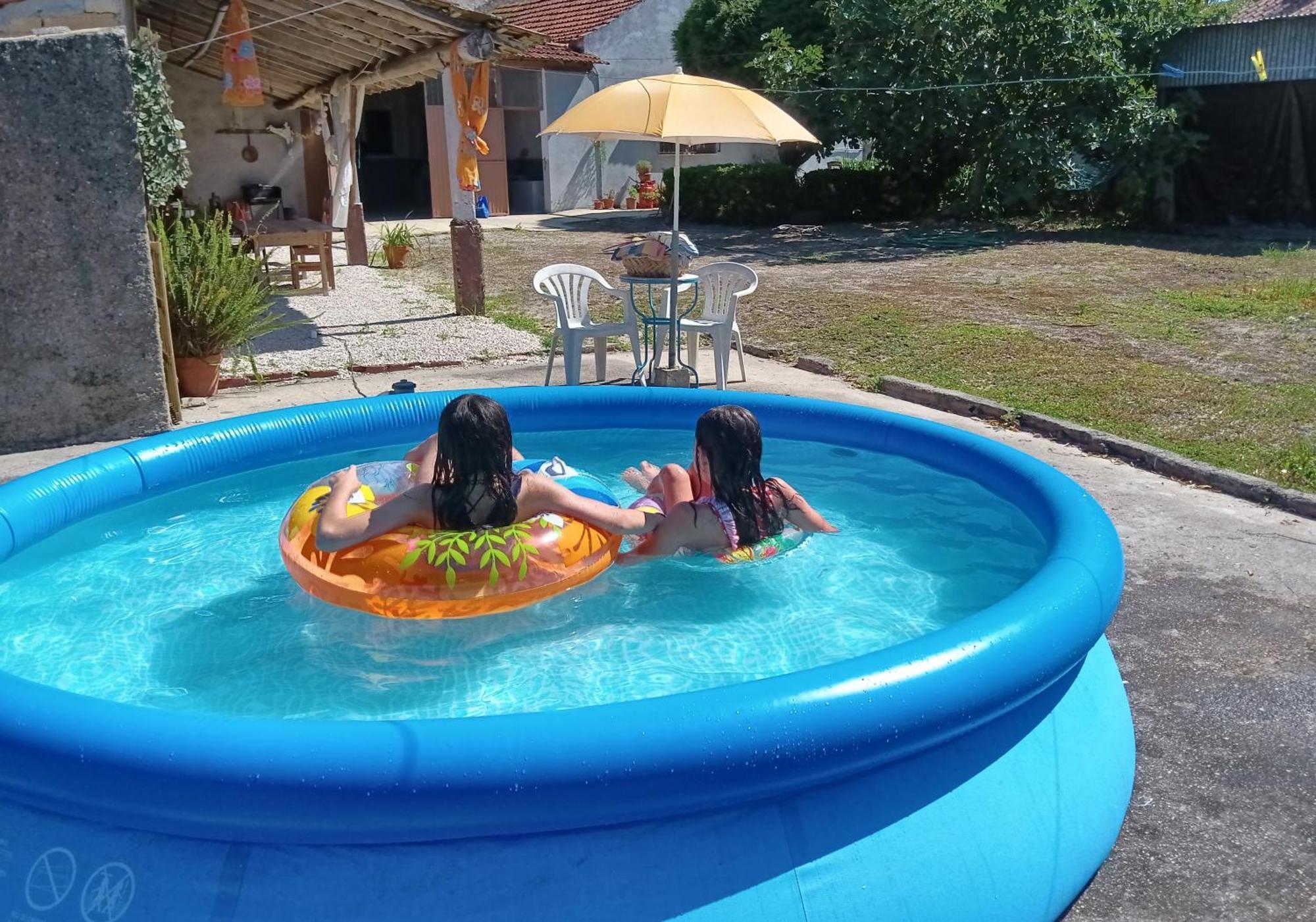 Casa Da Vovo Ceu - Casa De Campo Gandaresa - Country House, Entre Coimbra E Aveiro, A 15 Minutos Carro Praia Mira - Quintal Com Piscina Insuflavel Cantanhede Kültér fotó